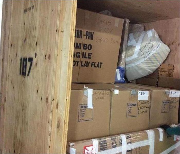 boxes in large storage box