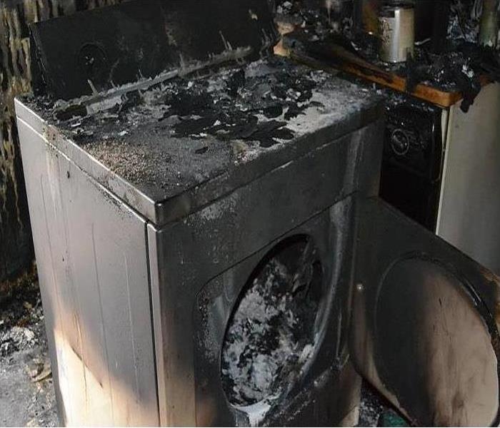 dryer machine burned